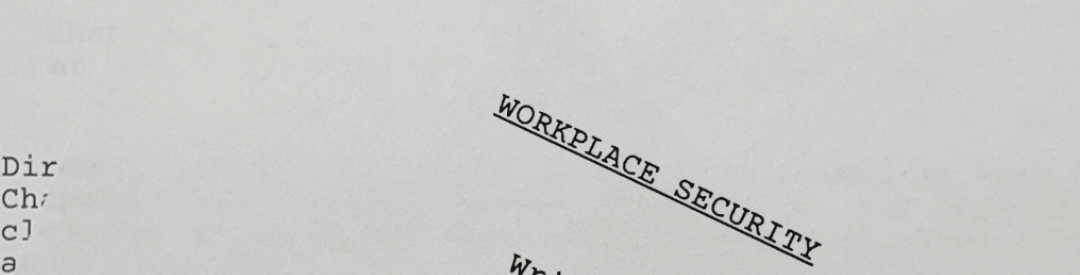 Production Begins January 31st with Workplace Security